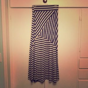 Black/White Maxi Skirt NWOT